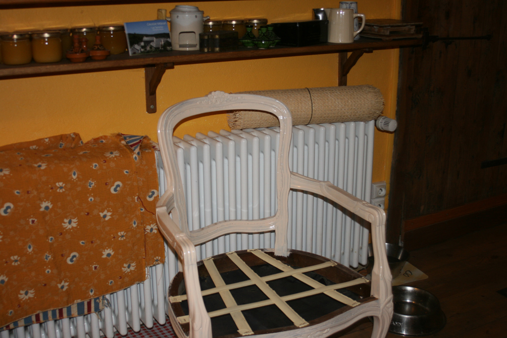 fauteuils restauration peinture